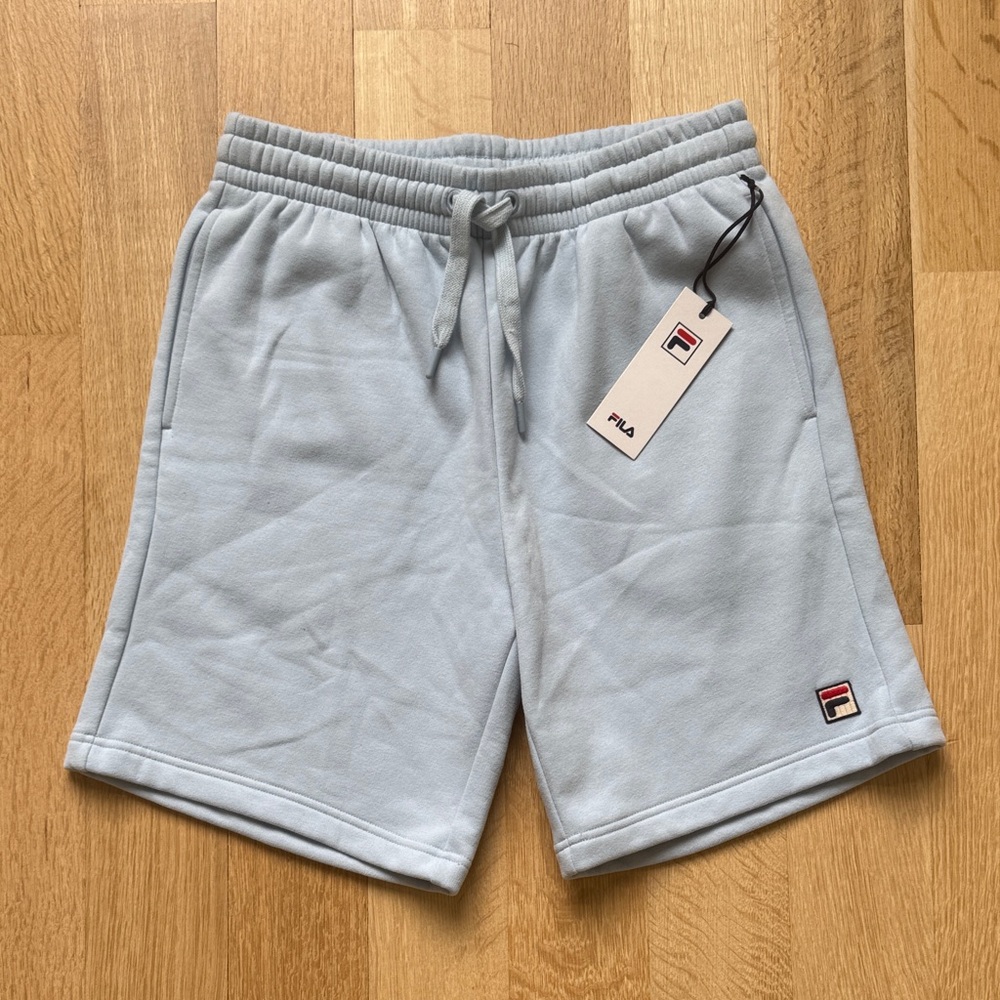 Fila Men's Sky Blue Athletic Shorts